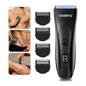 Afeitadora Corporal Solimpia Recargable Vello Negro