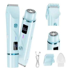 Afeitadora Eléctrica Sky Blue 2 En 1 Para Mujer