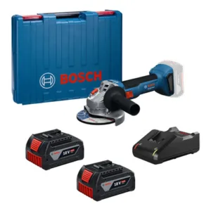 Amoladora Angular Inalámbrica Bosch GWS 8 con Maletín y Baterías
