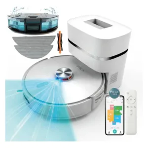 Aspiradora Robot Fika Swift con Estación Vaciado WiFi Blanca