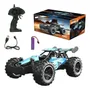Auto RC 4×4 Todo Terreno 1:18 Azul Control Remoto