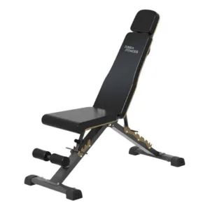Banco Gimnasio Multiangular Regulable Negro Dorado