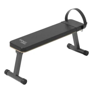 Banco Plano Pecho Semi Pro Gimnasio Press Pesas Negro