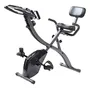 Bicicleta Fija Slim Cycle Plegable Resistencia Ajustable Negro