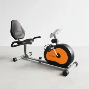 Bicicleta Fija Ranbak Ran-201 Magnética 8 Niveles Gris/naranja