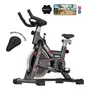 Bicicleta Fija Spinning Gym 8 Niveles 28 Kgs Bluetooth Negro