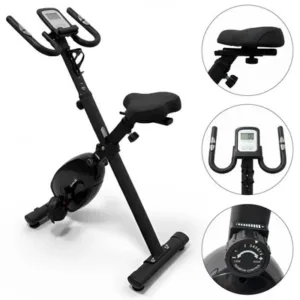 Bicicleta Plegable Levelfit Levple100 Pro Fitness 130 Kg Negro