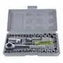 Caja de Herramientas Kit 40 Piezas Llave Tubo