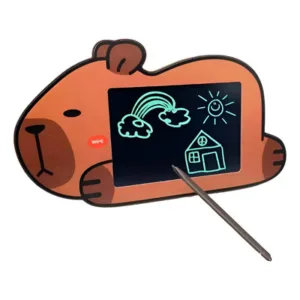 Pizarra Mágica LCD Capibara Dibujo Infantil Marrón