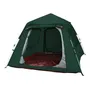 Carpa Automática Dakota 6 Personas 240×240 cm Verde Oscuro