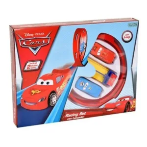 Pista Racing Cars Set Lanzador 2 Autos Rayo McQueen