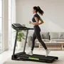 Cinta Caminadora G-fitness Plegable Bluetooth 1.75 HP Negra