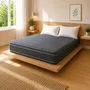 Colchón 2 Plazas Ayfa Dual Euro 140x190x30cm + Almohadas Negro-Gris