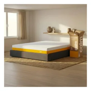 Colchón Calm 2 Plazas 140×190 Espuma Doble Blanco