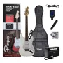 Guitarra Eléctrica Parquer Strato Blanca con Amplificador 10W