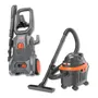 Hidrolavadora Luxus 1400W y Aspiradora 1000W Negra
