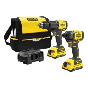 Combo Taladro Atornillador Stanley SBDI461D2S Amarillo