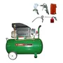 Compresor de Aire Fema 50L 2.5HP 115PSI Portátil Verde
