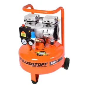 Compresor Aire Lusqtoff LC-0122 24L 1HP Sin Aceite Naranja
