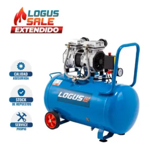 Compresor de Aire Logus 50lts 2hp Silencioso Monofásico