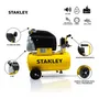 Compresor de Aire Stanley 24L 2HP 116psi Amarillo Monofásico