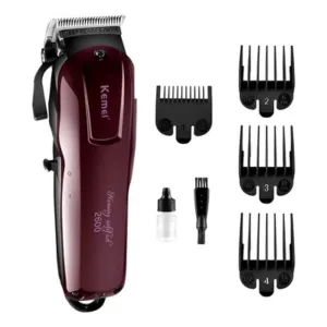 Cortadora de Pelo Kemei KM-2600 Bordó 100V/240V