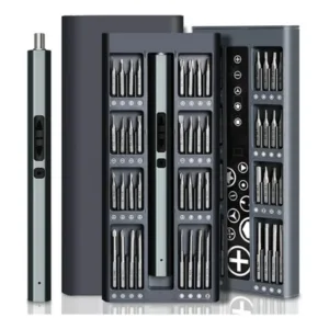 Destornillador Eléctrico Portátil Mixio 66 en 1 Gris Oscuro