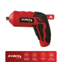 Destornillador Inalámbrico Aiwa 3,5nm con Estuche Rojo