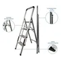 Escalera Plegable Black+Decker Aluminio 4 Escalones 150kg