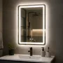 Espejo Baño Reespejo 50×70 LED Táctil Desempañante