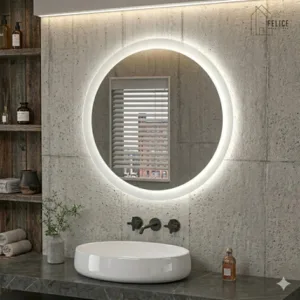 Espejo Digital Led Baño Smart Touch 60cm Aluminio