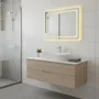 Espejo Gloa Horizontal 70×50 con Luz Ajustable Transparente