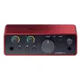 Interfaz de Audio Focusrite Scarlett Solo 4ta Gen USB-C Roja