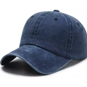 Gorra Vintage Lisa Gastada Azul Talle Único
