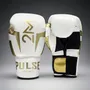 Guantes de Boxeo Profesionales Reforzados 12 Oz Blanco