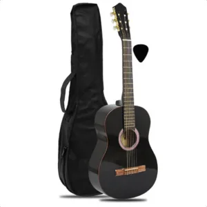 Guitarra Criolla IL 4/4 Zurdo Color Negro Calidad Superior