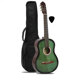 Guitarra Criolla Estudio Rítmica 3 en 1 Color Verde