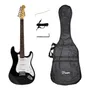 Guitarra Eléctrica Parquer Stratocaster Negra Diestro