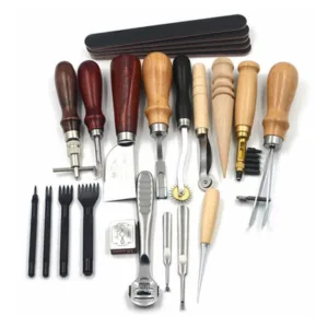 Set de Herramientas de Talabartería Cuero Marroquinería
