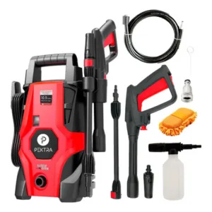 Hidrolavadora 1200W 105 Bar Lanza Presión Rojo 50Hz