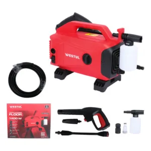 Hidrolavadora Westul Autostop Aire Acondicionado Roja