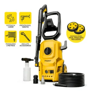 Hidrolavadora Trent HLT307 1400W 1600 PSI Amarilla