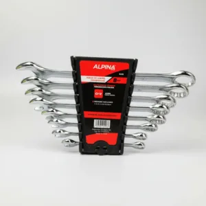 Juego de Llaves Combinadas Alpina 8 Piezas 8-23 mm Plateadas