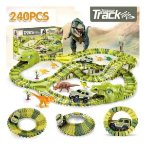 Pista de Autos Dinosaurios Maternelle 240 Pzs