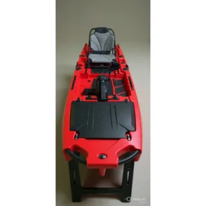 Kayak a Pedal Como Rojo Práctico y Estable con Pala