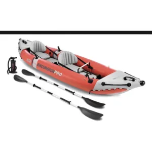 Kayak Inflable Intex Excursion Pro Pesca Rojo
