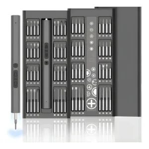 Destornillador Eléctrico Precisión 66 Puntas Recargable Gris