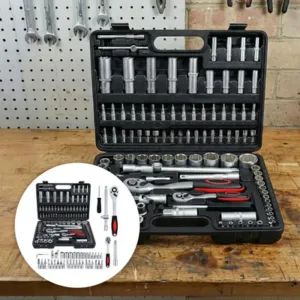 Kit Herramientas Netpur 108 Pzs Caja Transporte Negra