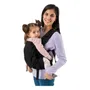 Mochila Portabebés Koalita Ergonómica Color Negra