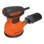 Lijadora Roto Orbital Black+Decker BDERO100 127 mm Naranja